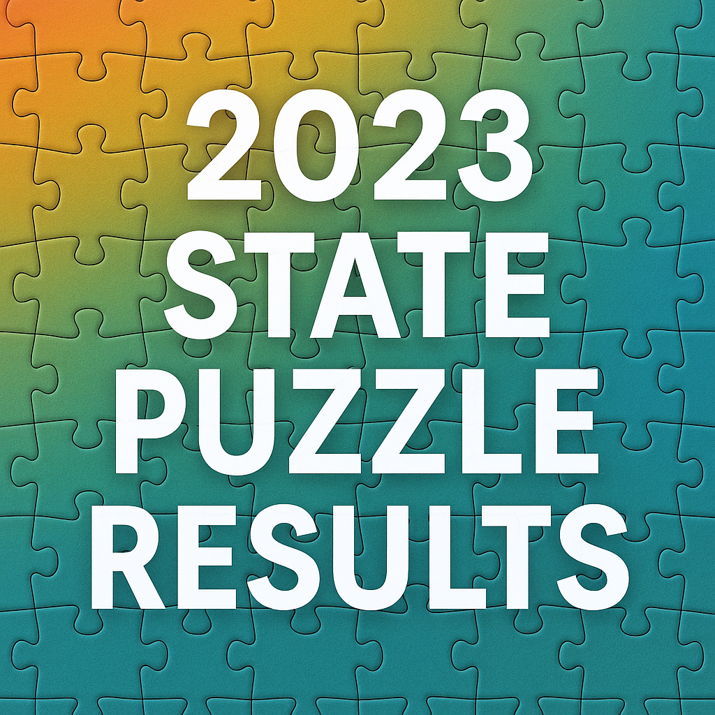State Speed Puzzle Competition Puzzles and Times 2023