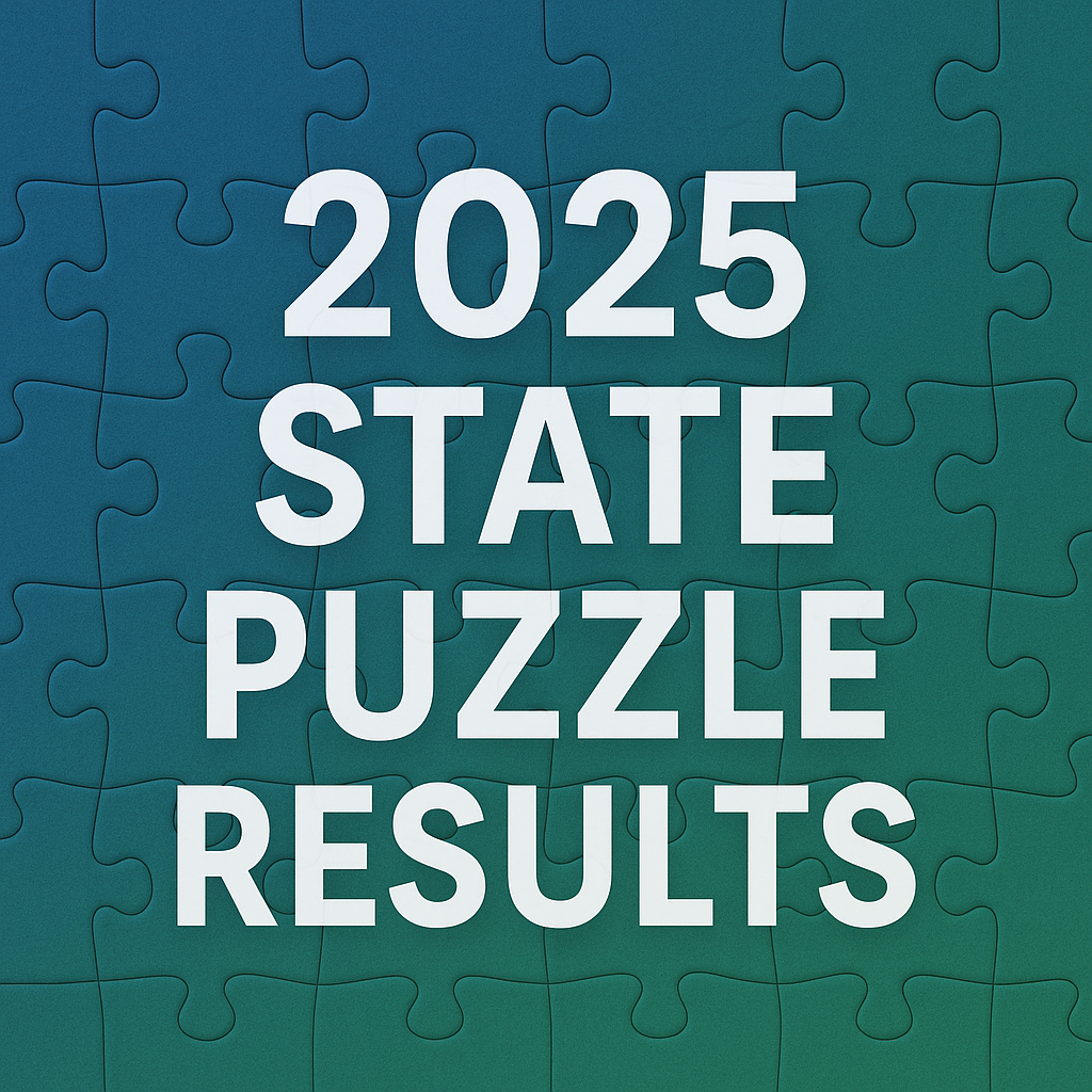 State Speed Puzzle Competition Puzzles and Times 2025