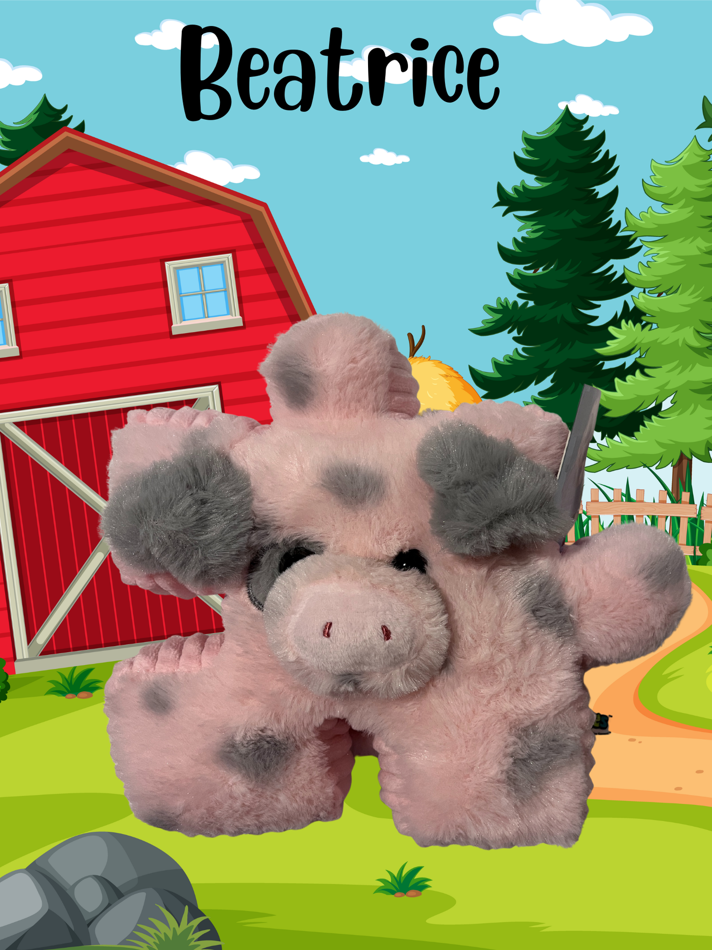 8.5" Pig Pluzzle Plushie - Barnyard Collection