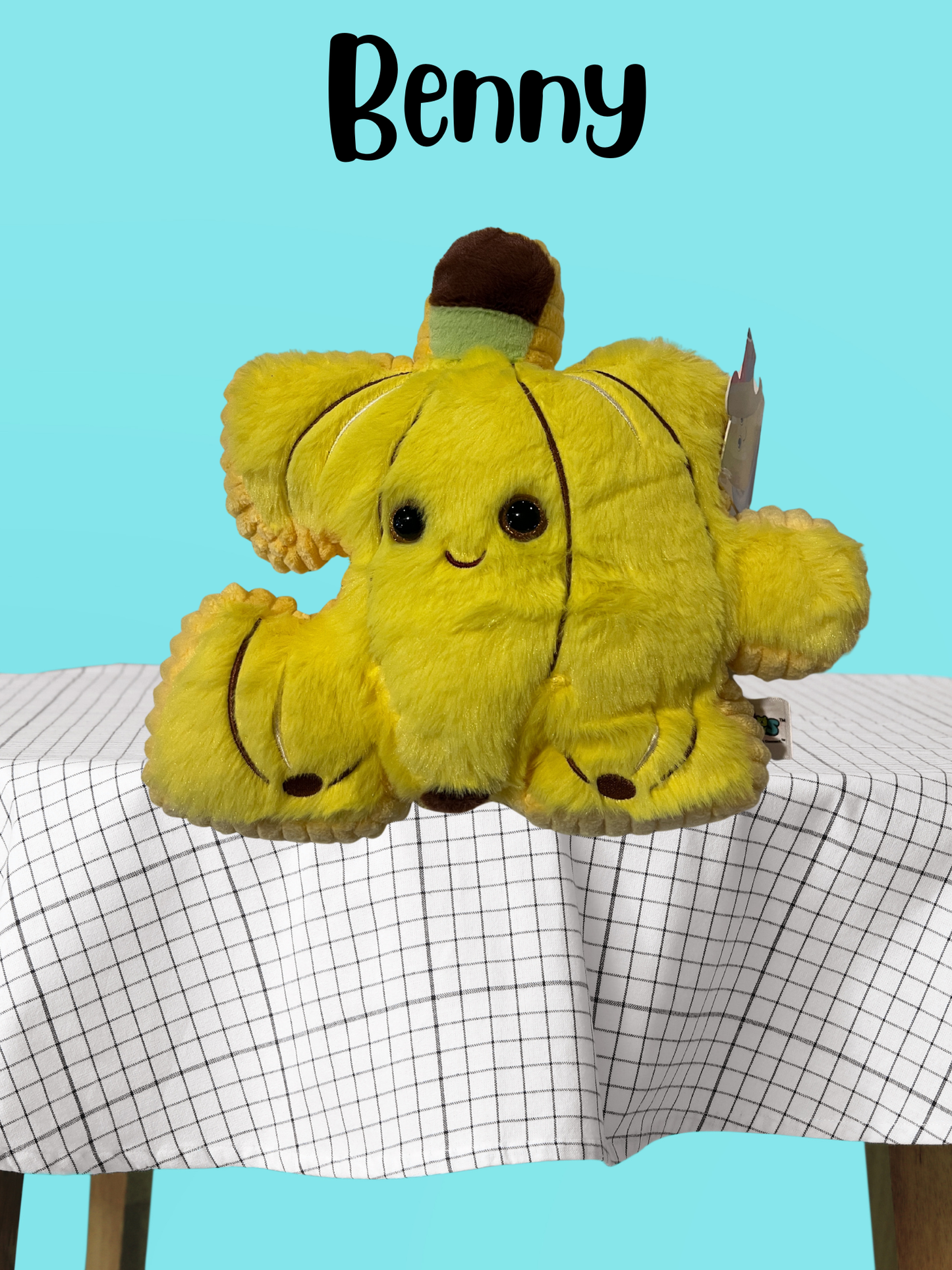 8.5" Banana Pluzzle Plushie - Fruit Salad Collection