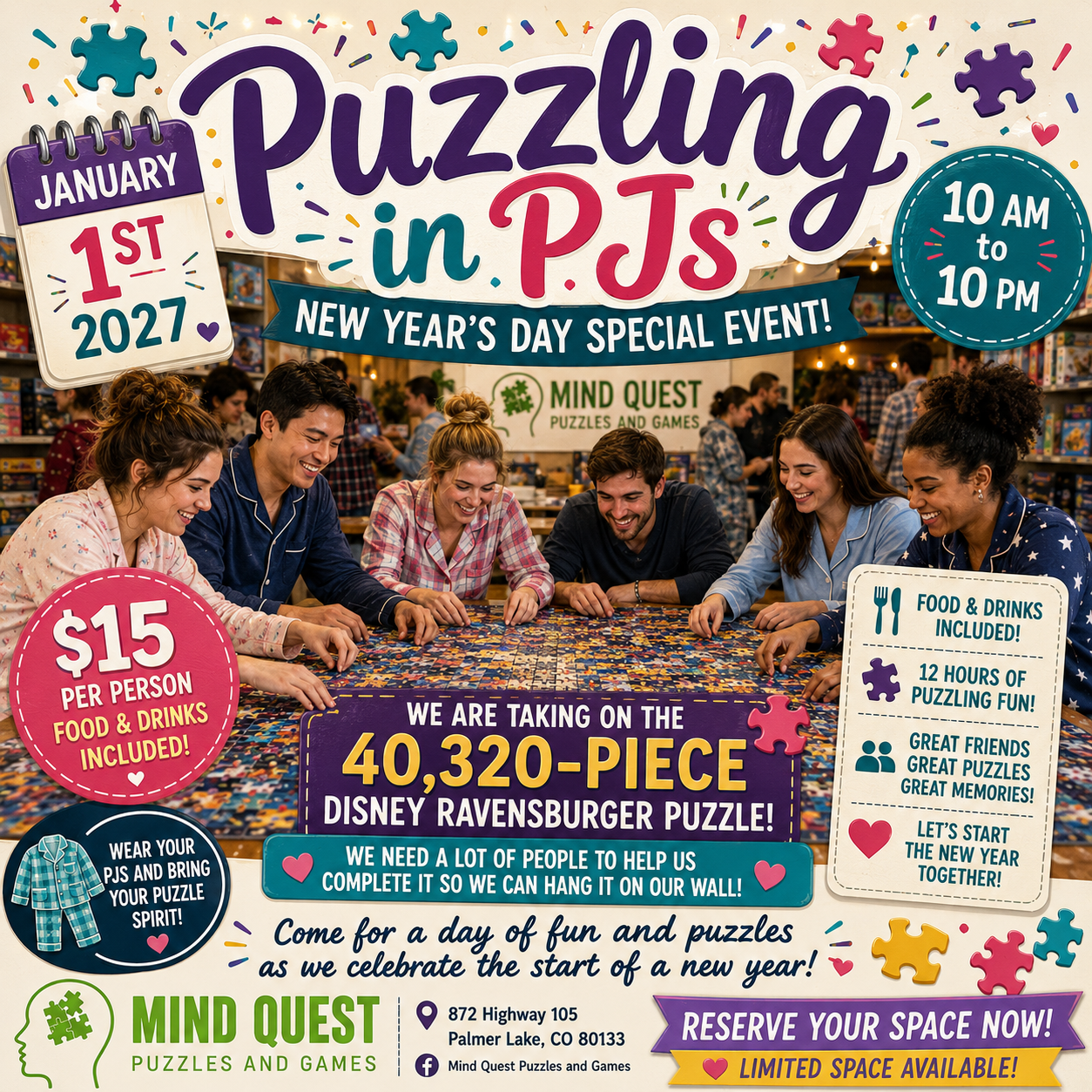 PUZZLING IN PJs