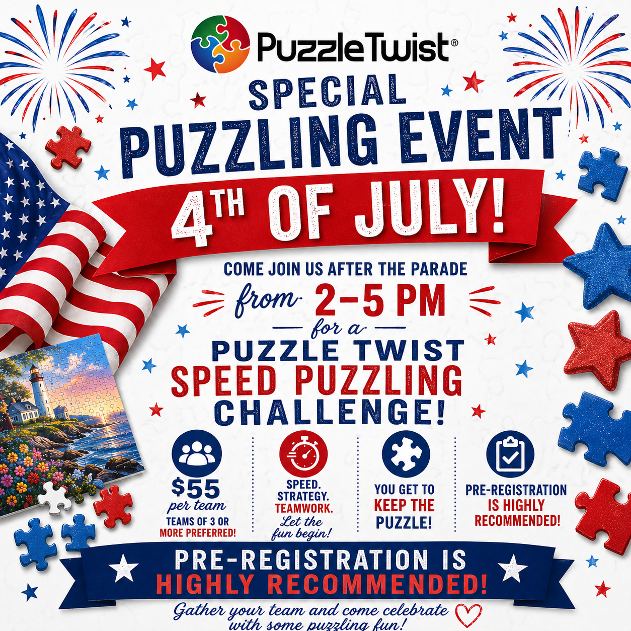 Fourth of July Special Puzzle Event