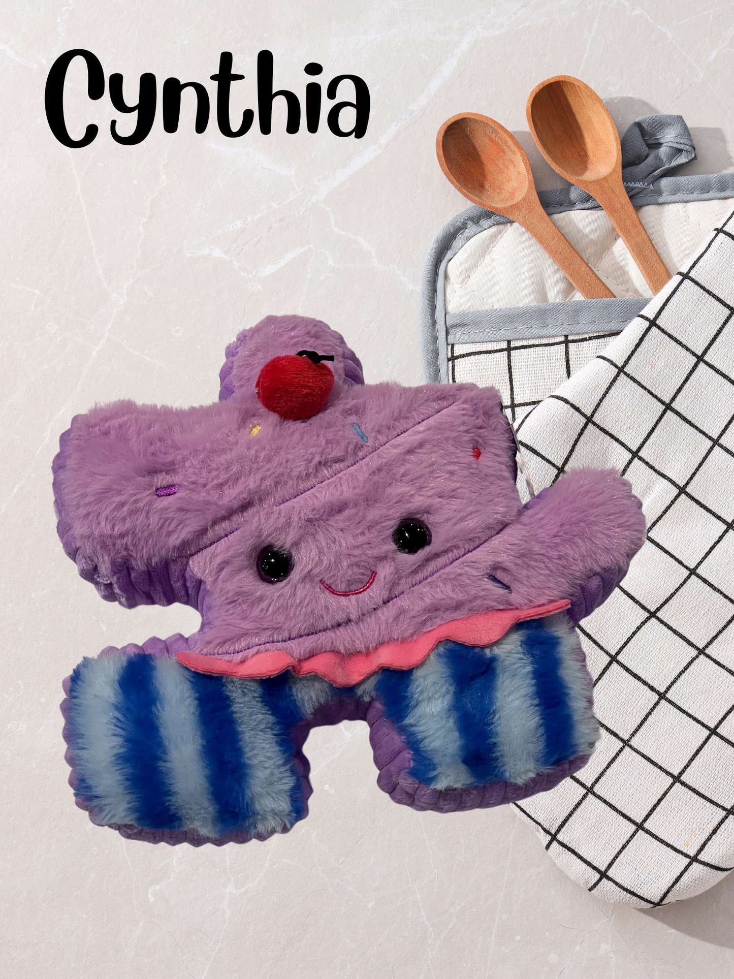 8.5" Cupcake Pluzzle Plushie - Foodie Collection