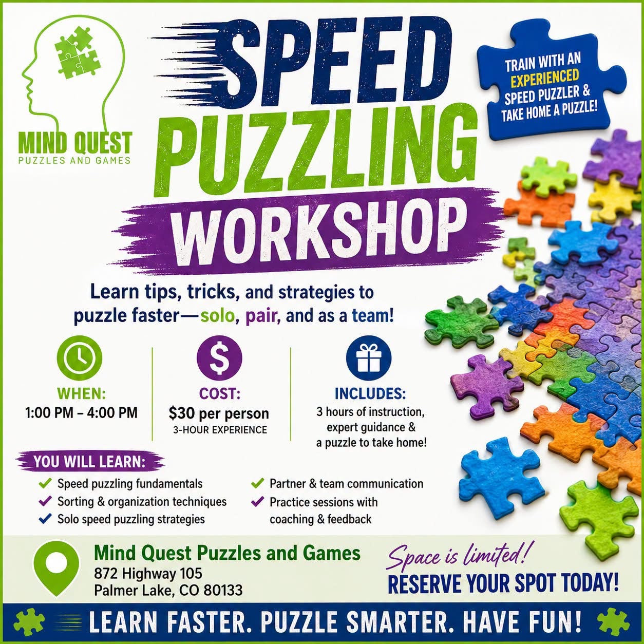 Speed Puzzling Workshop