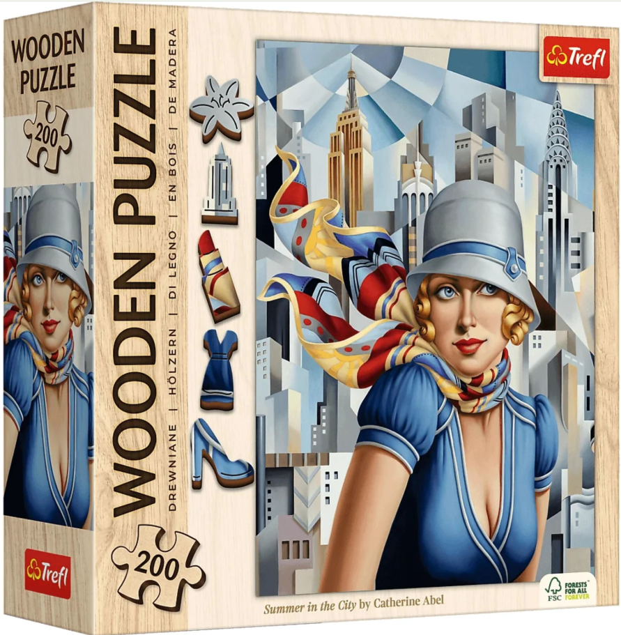 Summer in the City - Wooden - Trefl