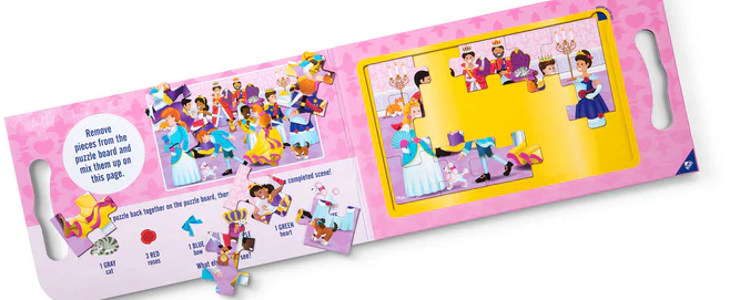 Magnetic Take-Along Jigsaw Puzzles - Princesses - Melissa & Doug