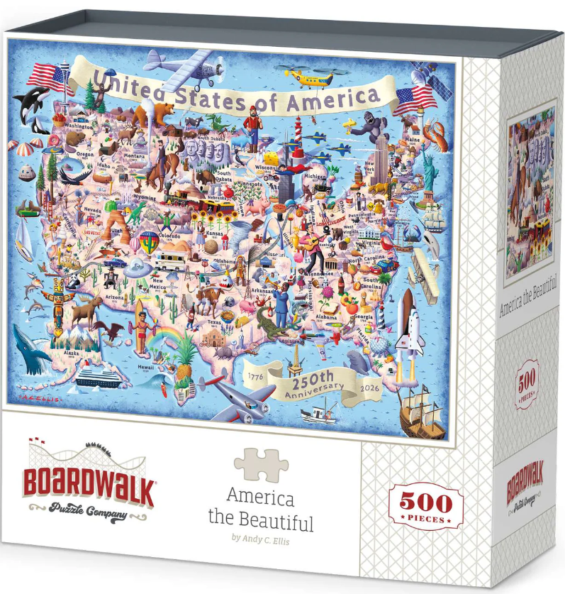 America the Beautiful - Boardwalk - 500 pieces