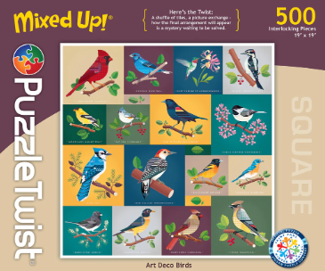 Art Deco Birds - Puzzle Twist