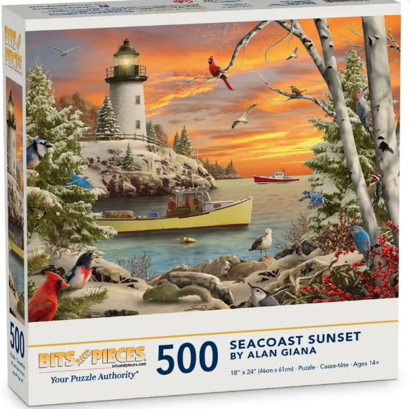 Seacoast Sunset - Bits and Pieces