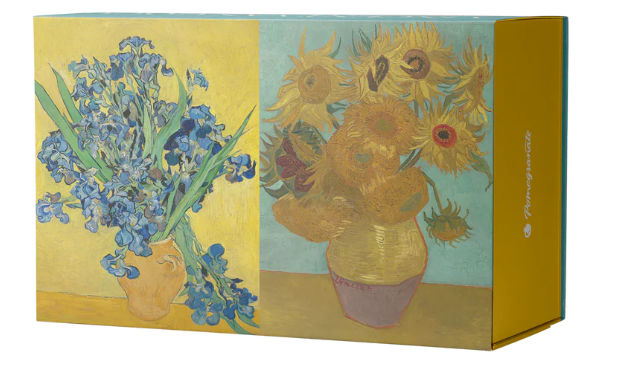 Vincent Van Gogh 120-Piece Double-Sided Jigsaw Puzzle Set - Pomegranate