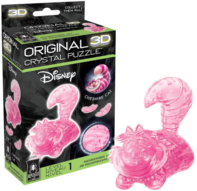 3D Crystal Puzzle - Cheshire Cat - BePuzzled