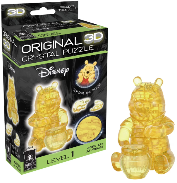 3D Crystal Puzzle - Winnie the Pooh - BePuzzled