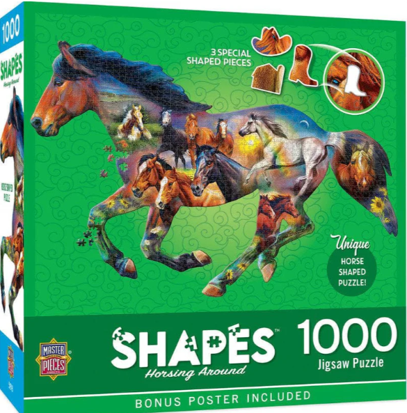 Shapes - Horsing Around 1000 pieces - MasterPieces