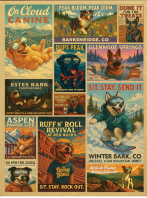 Howl If You Love Colorado Puzzle - Whimsigo