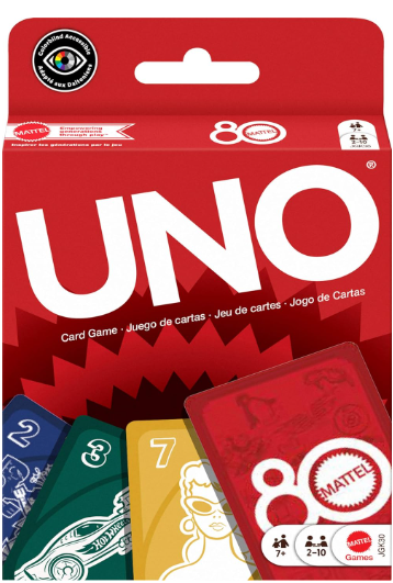 UNO - 80th anniversary card pack - Mattel