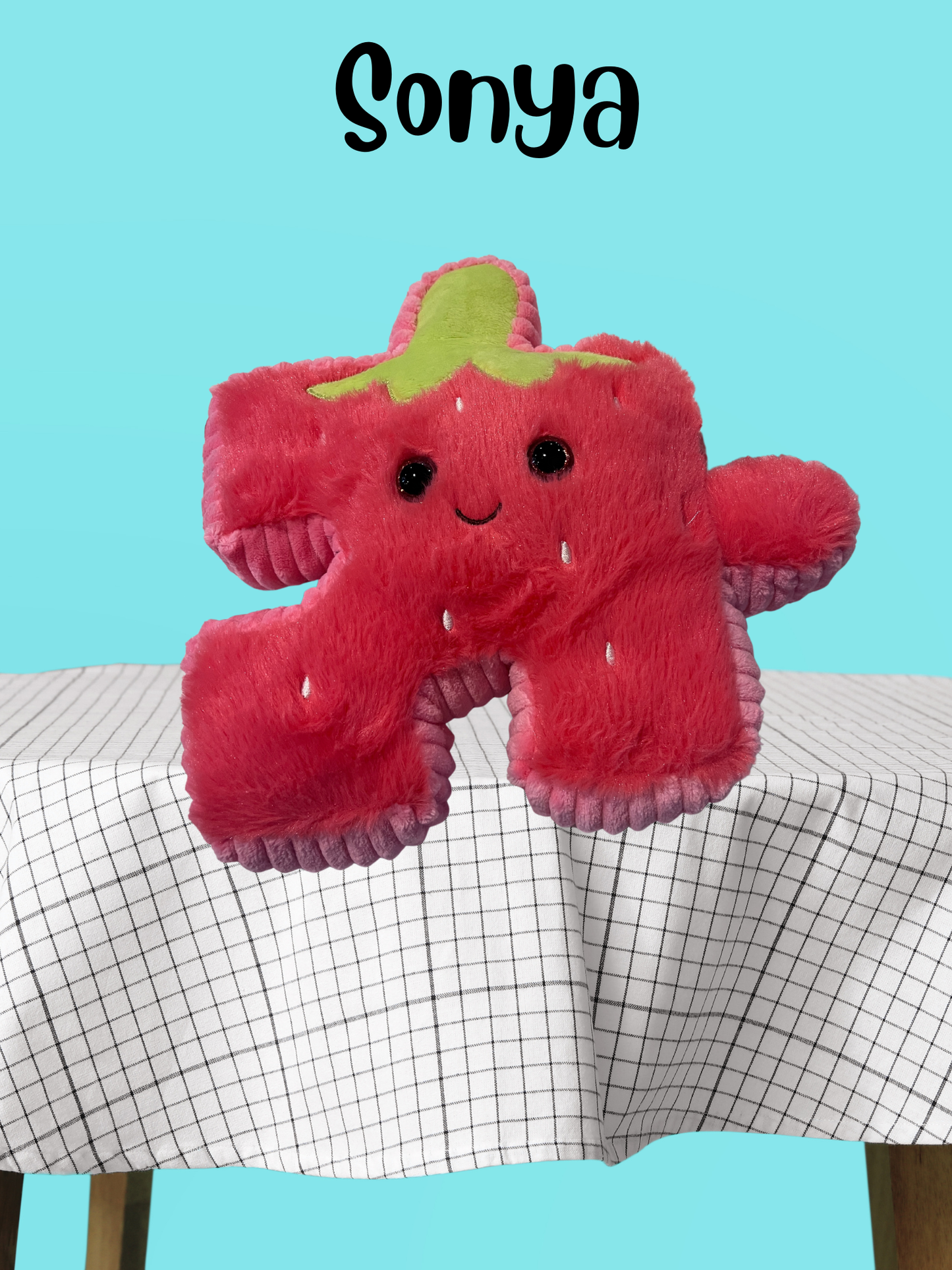8.5" Strawberry Pluzzle Plushie - Fruit Salad Collection