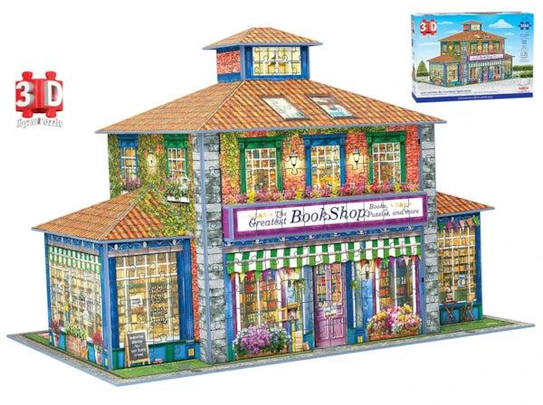 Book Shop 3D puzzle - Cobble Hill