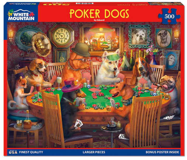 Poker Dogs - White Mountain