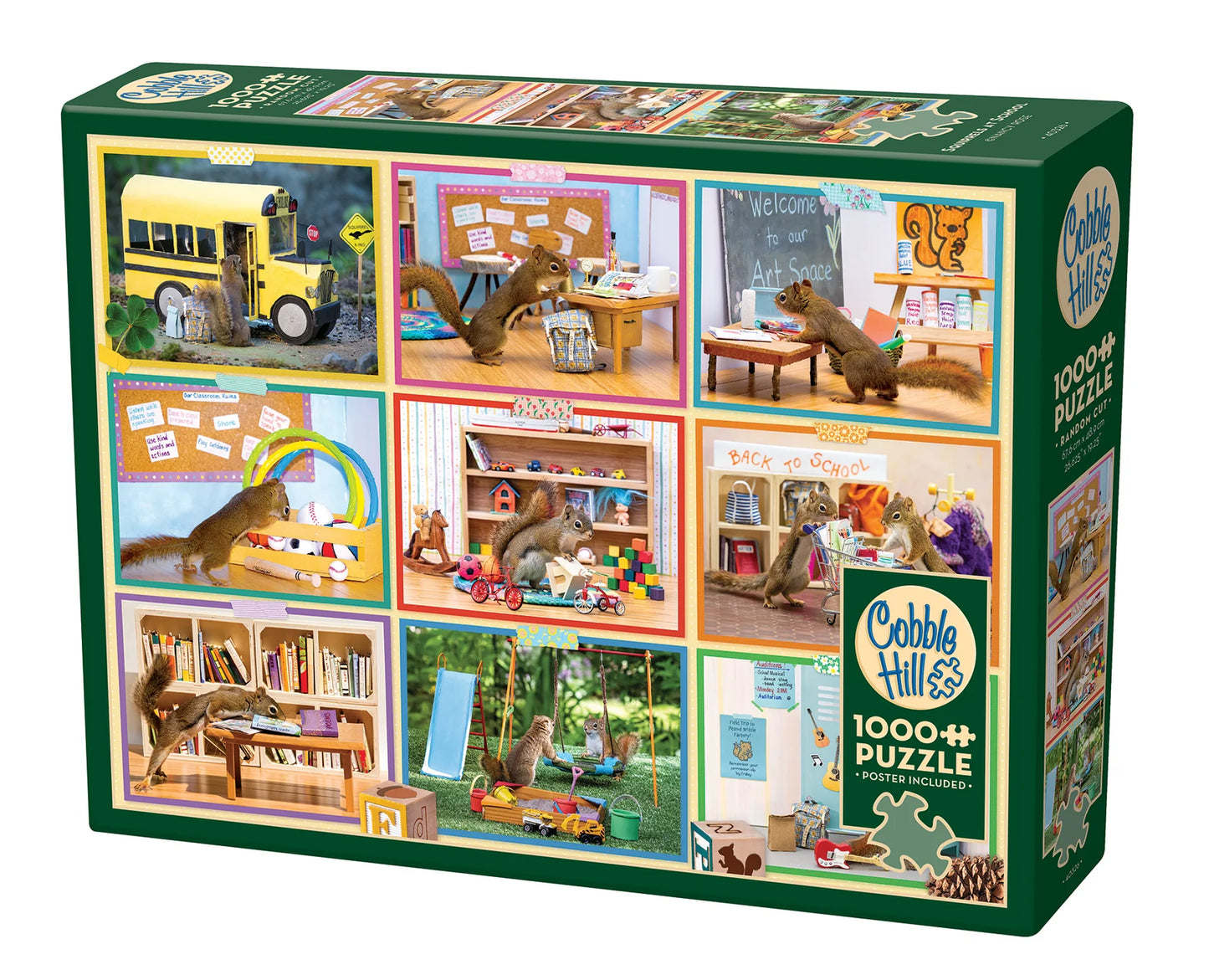 Squirrels at School - Cobble Hill Puzzle