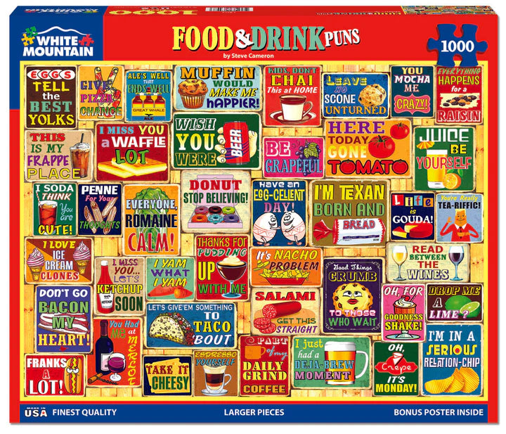 Food & Drink Puns - White Mountain