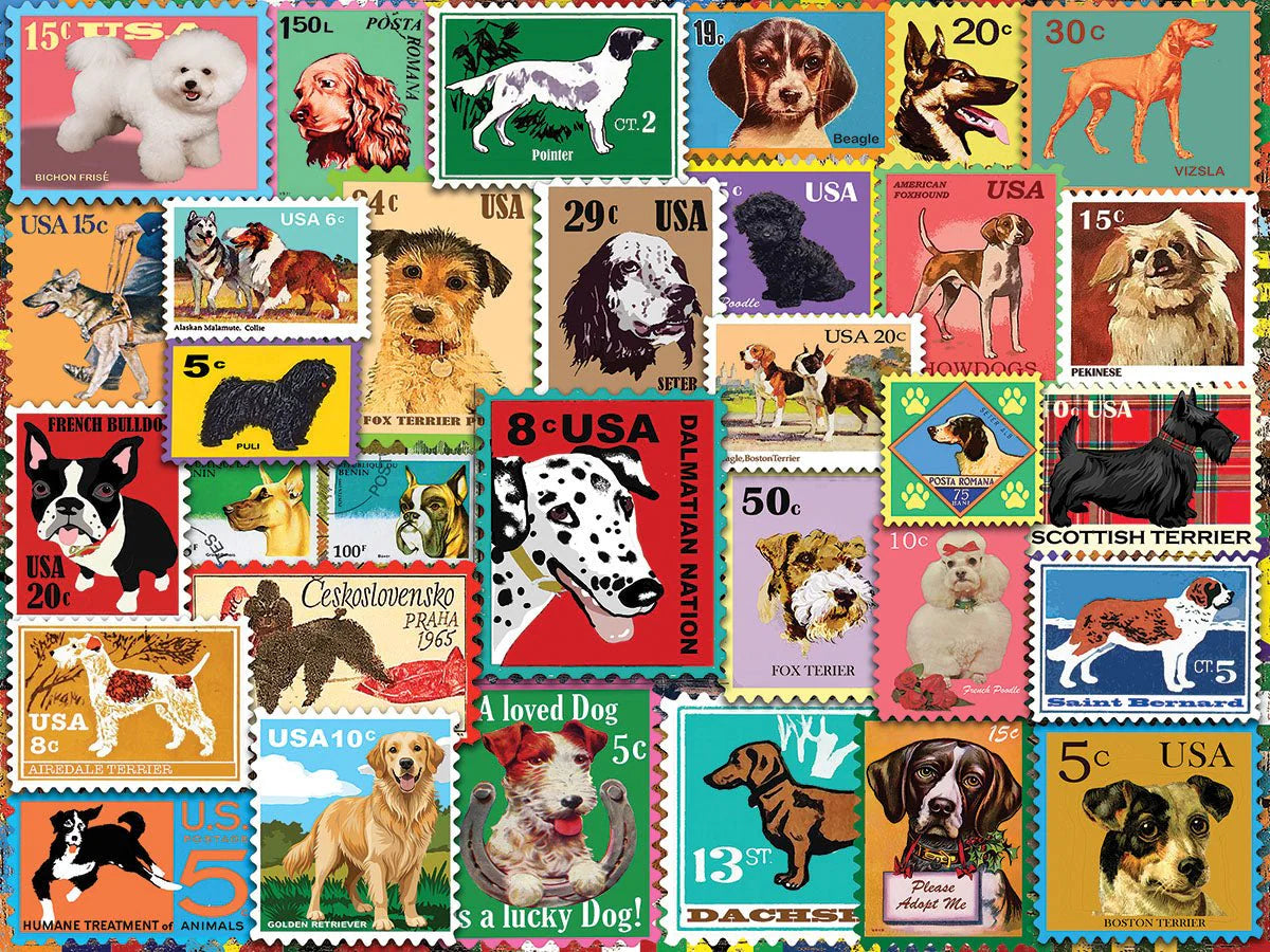 Dog Stamps - White Mountain