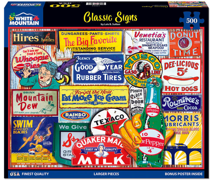 Classic Signs - White Mountain