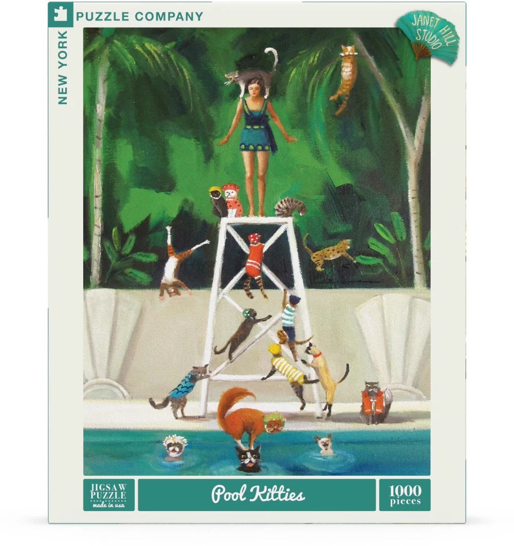 Pool Kitties - New York Puzzle Co