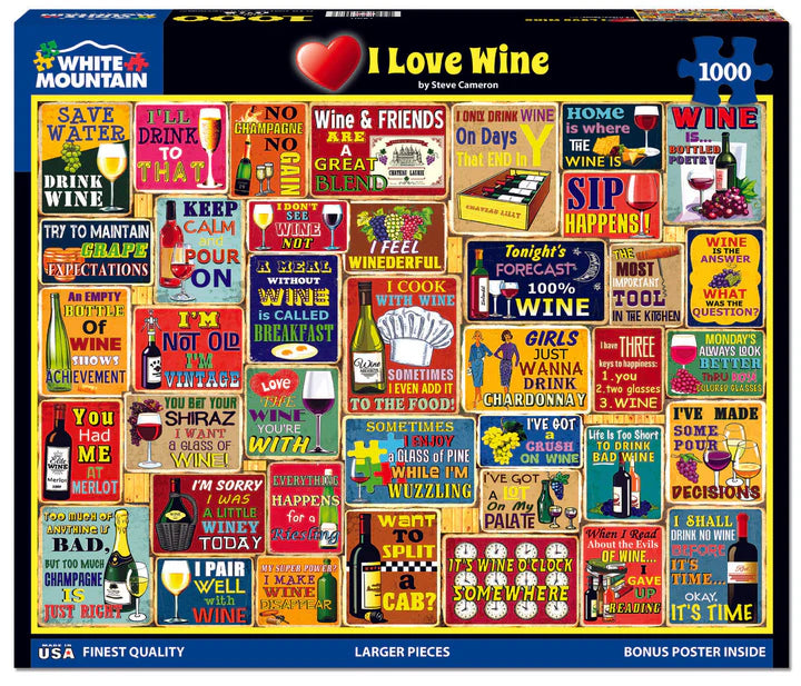 I Love Wine - White Mountain
