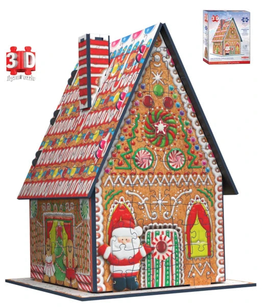 Gingerbread House 3D puzzle - Cobble Hill