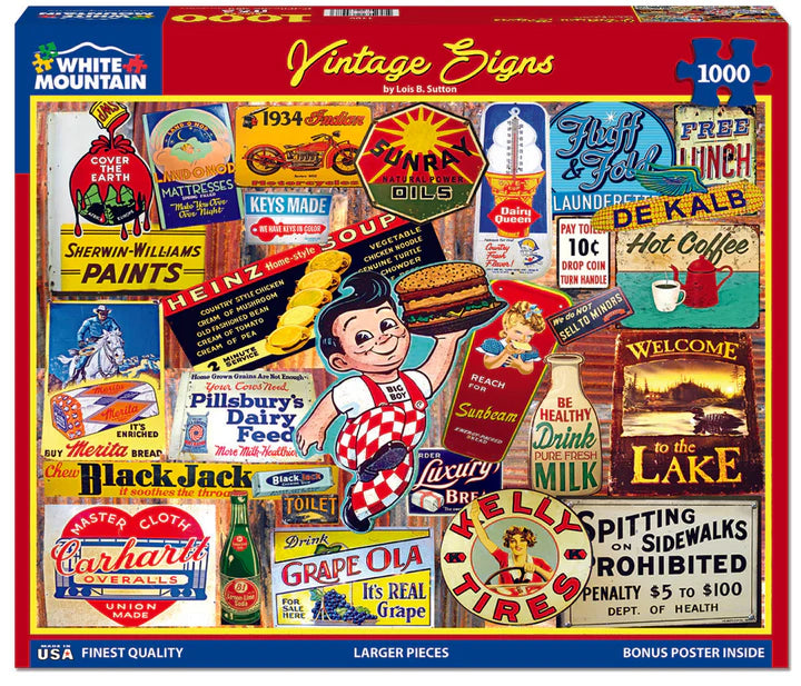 Vintage Signs - White Mountain