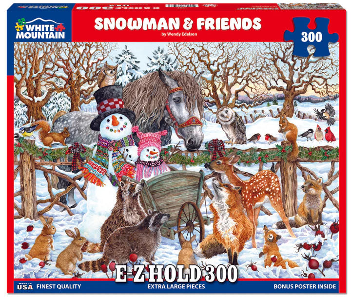 Snowman & Friends - White Mountain