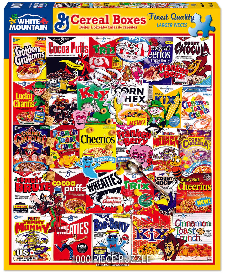 Cereal Boxes - White Mountain
