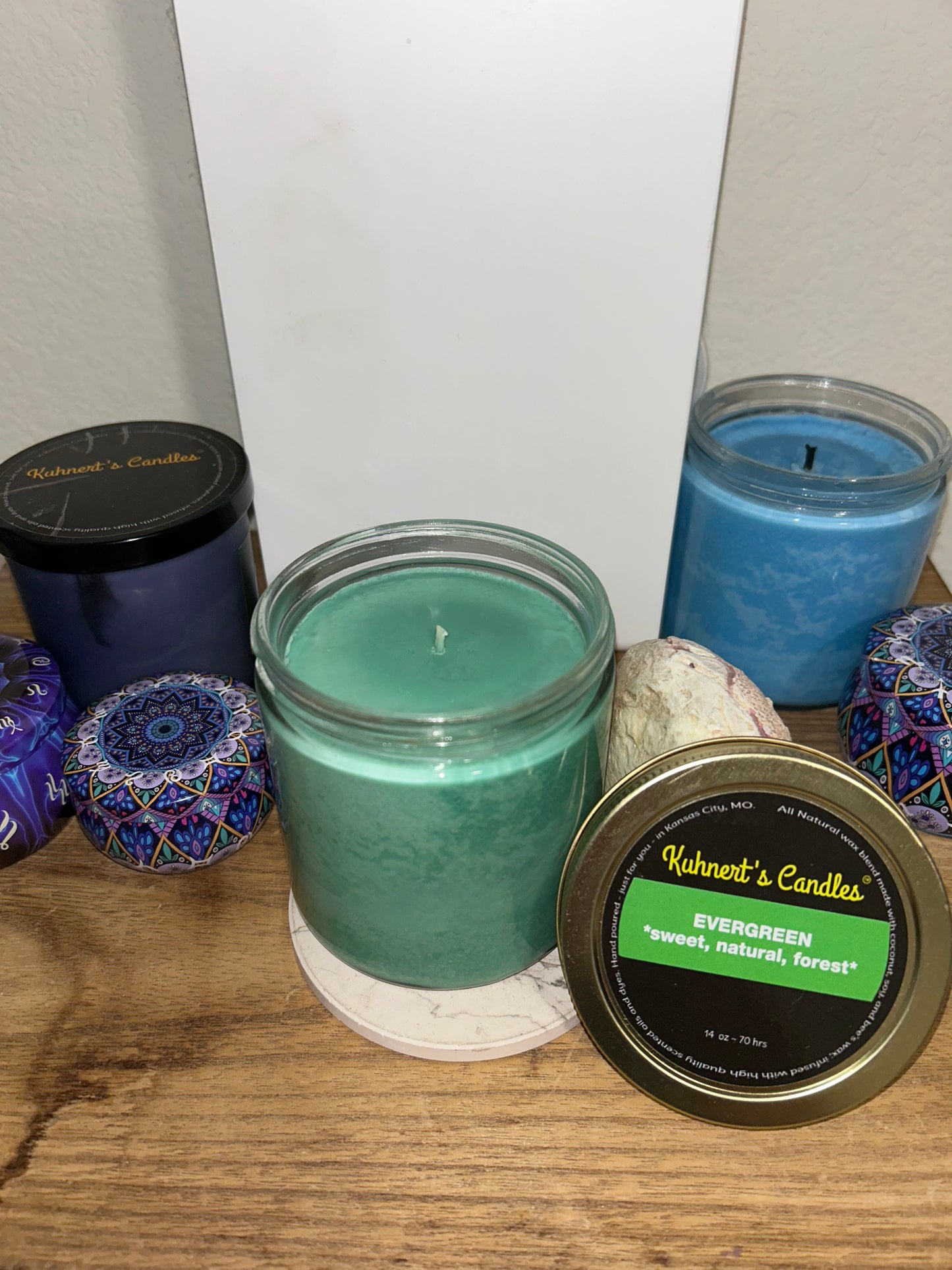 Evergreen 14oz jar - Kuhnert's Candles