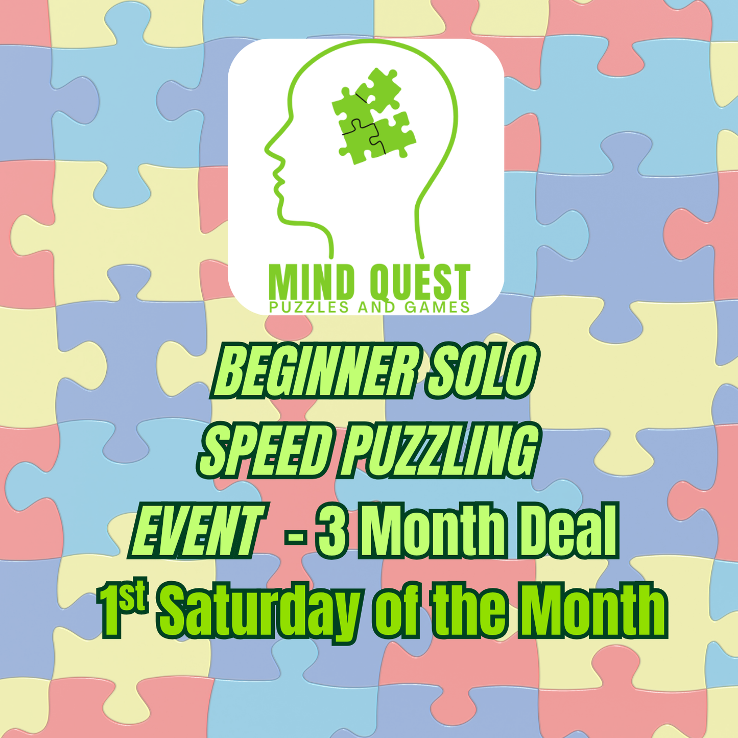 Solo Beginner Event - BI-Annual Sale 3 month, 6 month Options