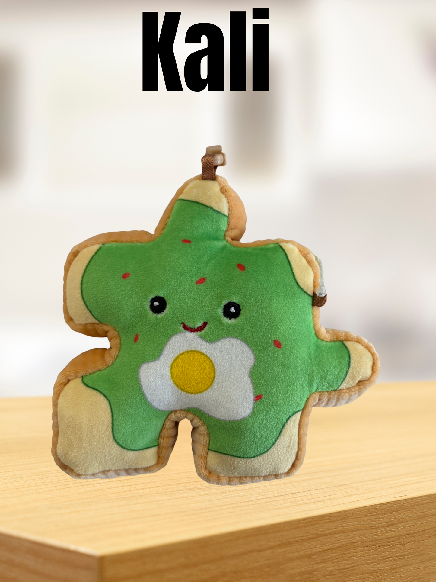 4" Avocado Toast Pluzzle Plushie Keychain - New Foodie Collection