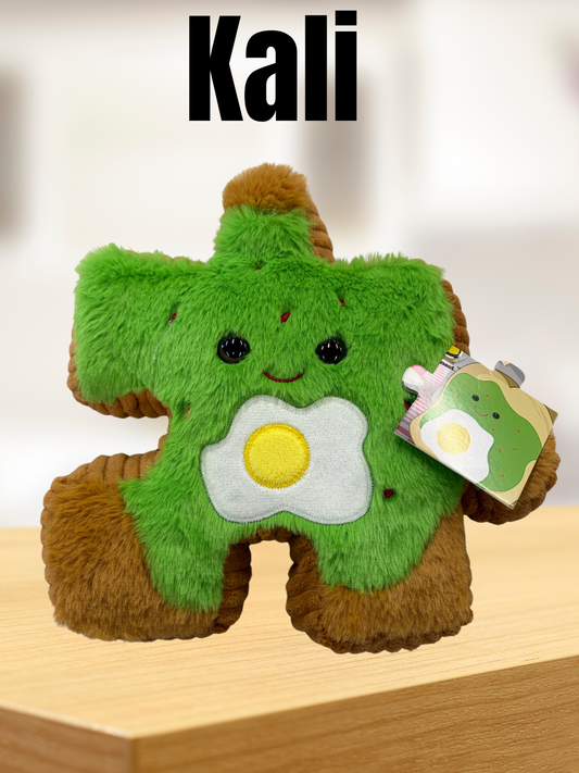 8.5" Avocado Toast Pluzzle Plushie - Foodie Collection
