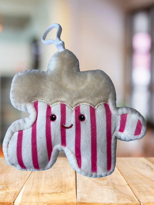 4" Popcorn Pluzzle Plushie Keychain - Foodie Collection