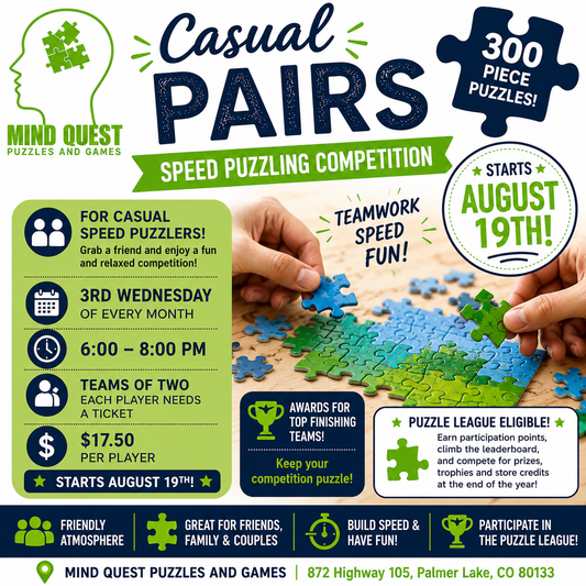 Casual PAIRS Speed Puzzling Competition - (300 Pieces)