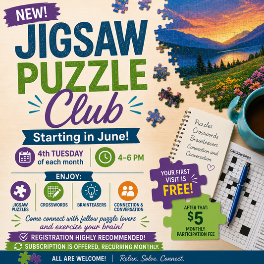 Jigsaw Puzzle Club - Registration