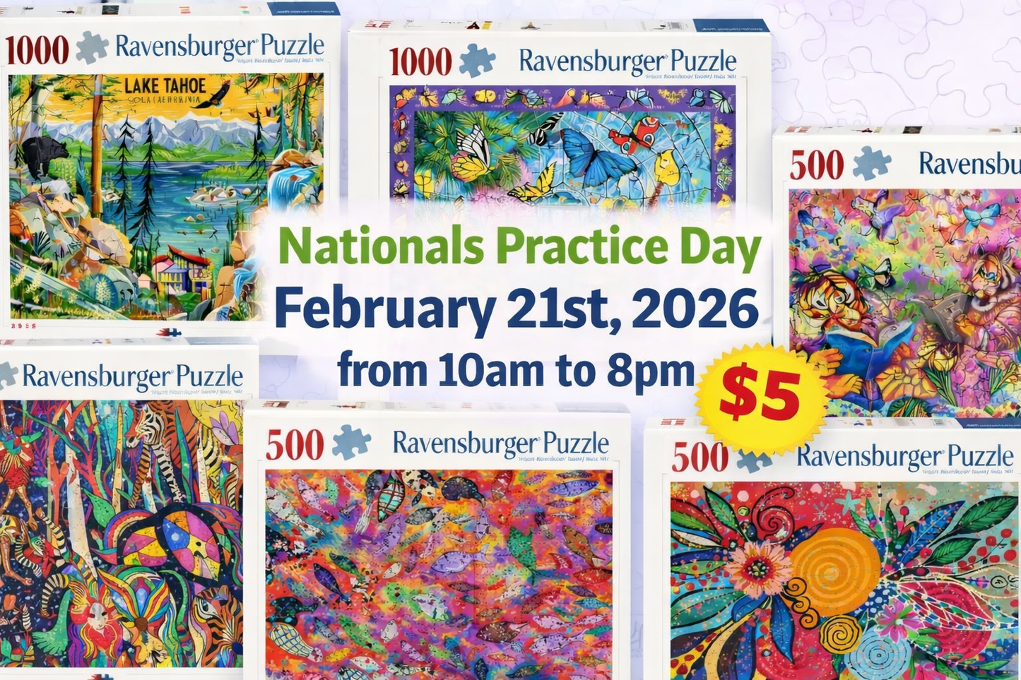 Nationals Speed Puzzling Practice Day Event - Saturday February 21st