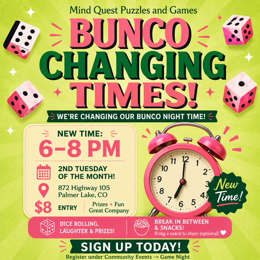 Bunco Game Night - 2nd Tuesday