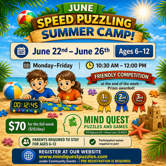 Speed Puzzling Summer Camp - June 2026