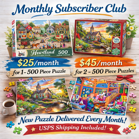 Monthly Subscriber Club - 500 Piece Puzzle