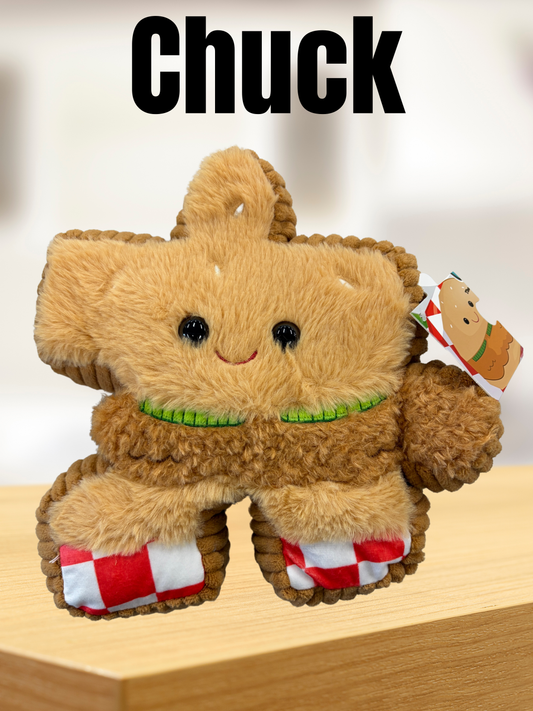 8.5" Chicken Sandwich Pluzzle Plushie - Foodie Collection