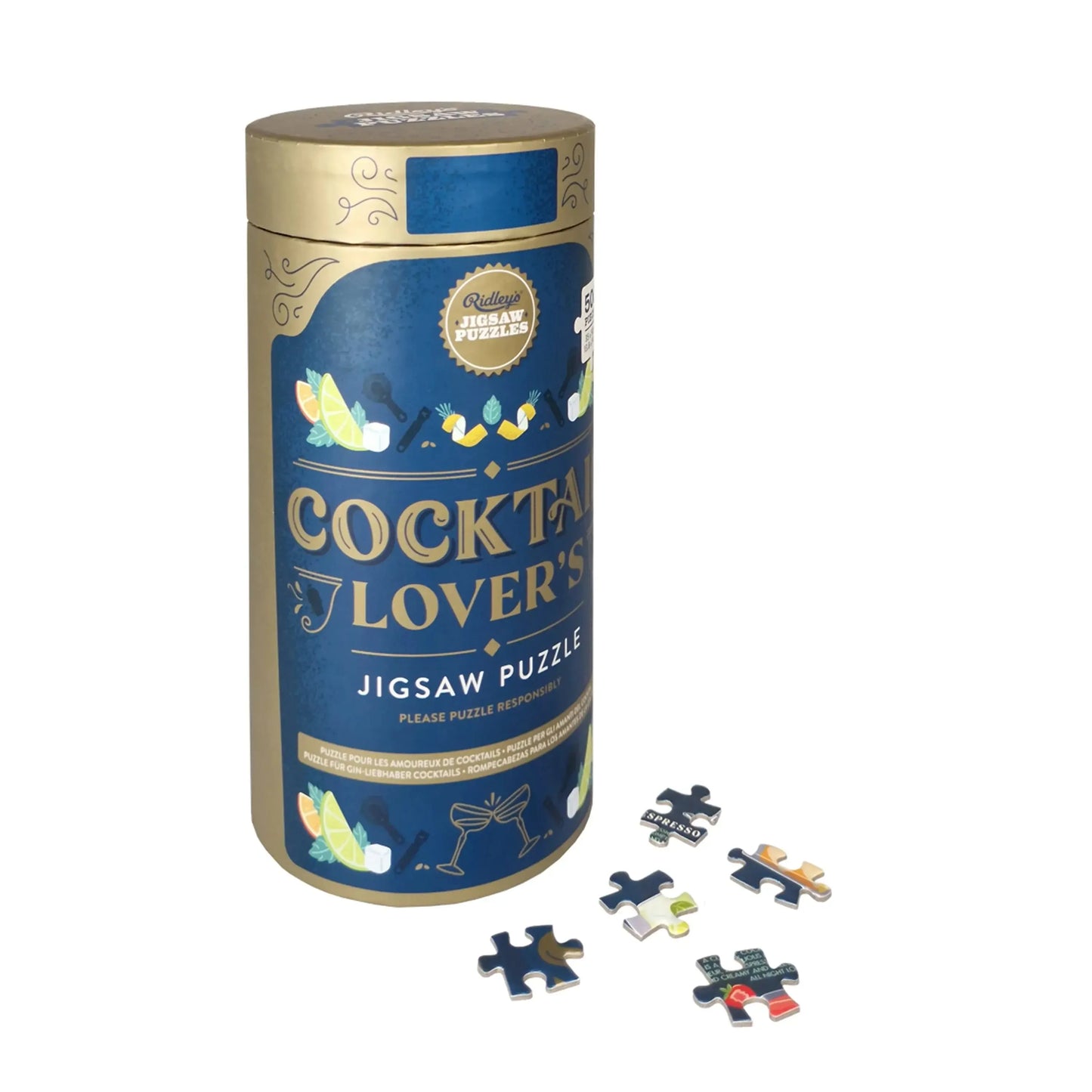 Cocktail Lover's 500 Piece Jigsaw Puzzle Ridley