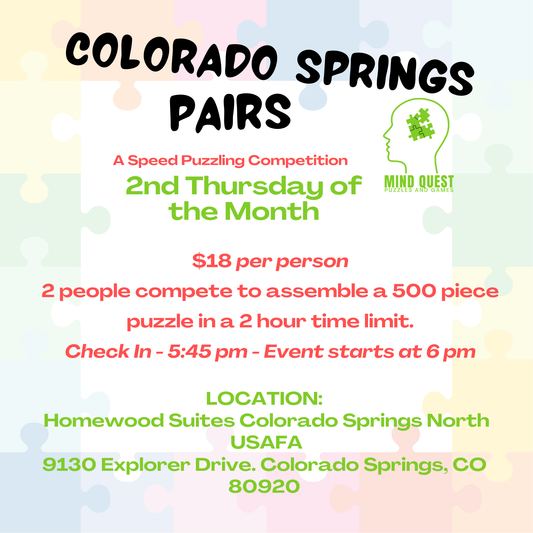 Colorado Springs Pairs Event - PLEASE SELECT A DATE