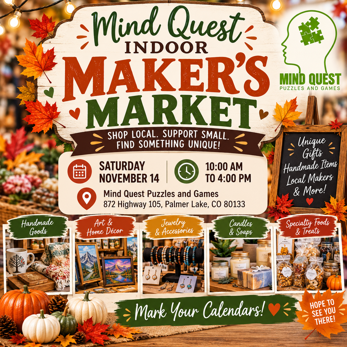 Indoor Fall Market - Vendor Sign Up