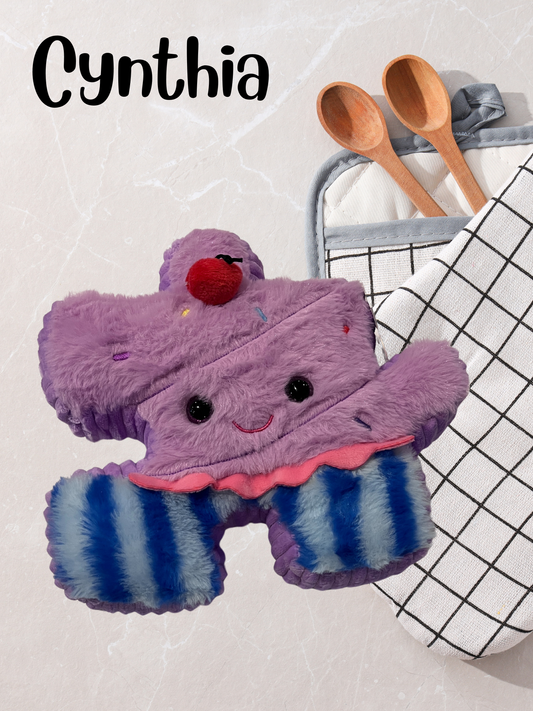 8.5" Cupcake Pluzzle Plushie - Foodie Collection
