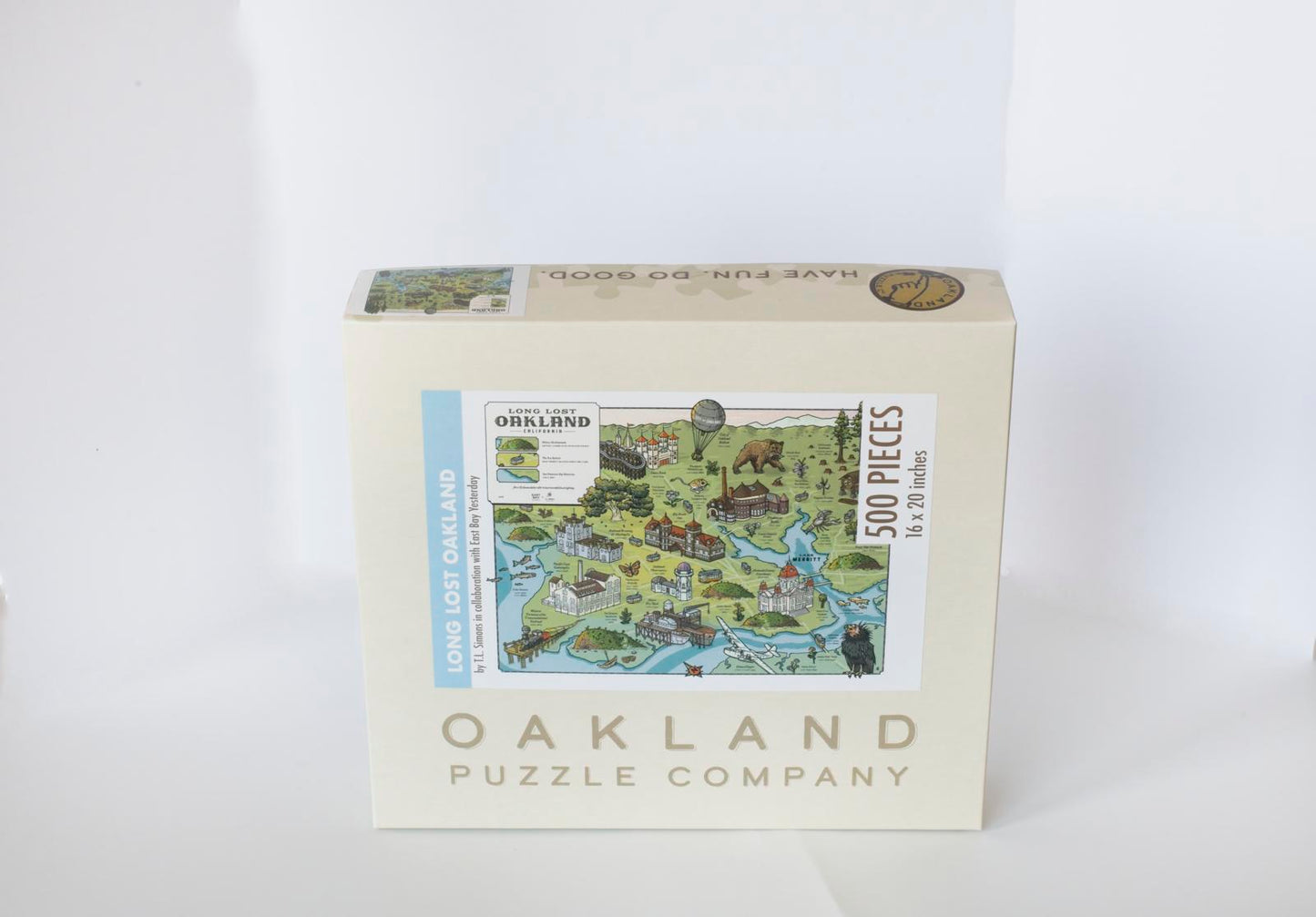 Long Lost Oakland Puzzle, a 500-Piece Illustrated History by T.L. Simons & East Bay Yesterday
