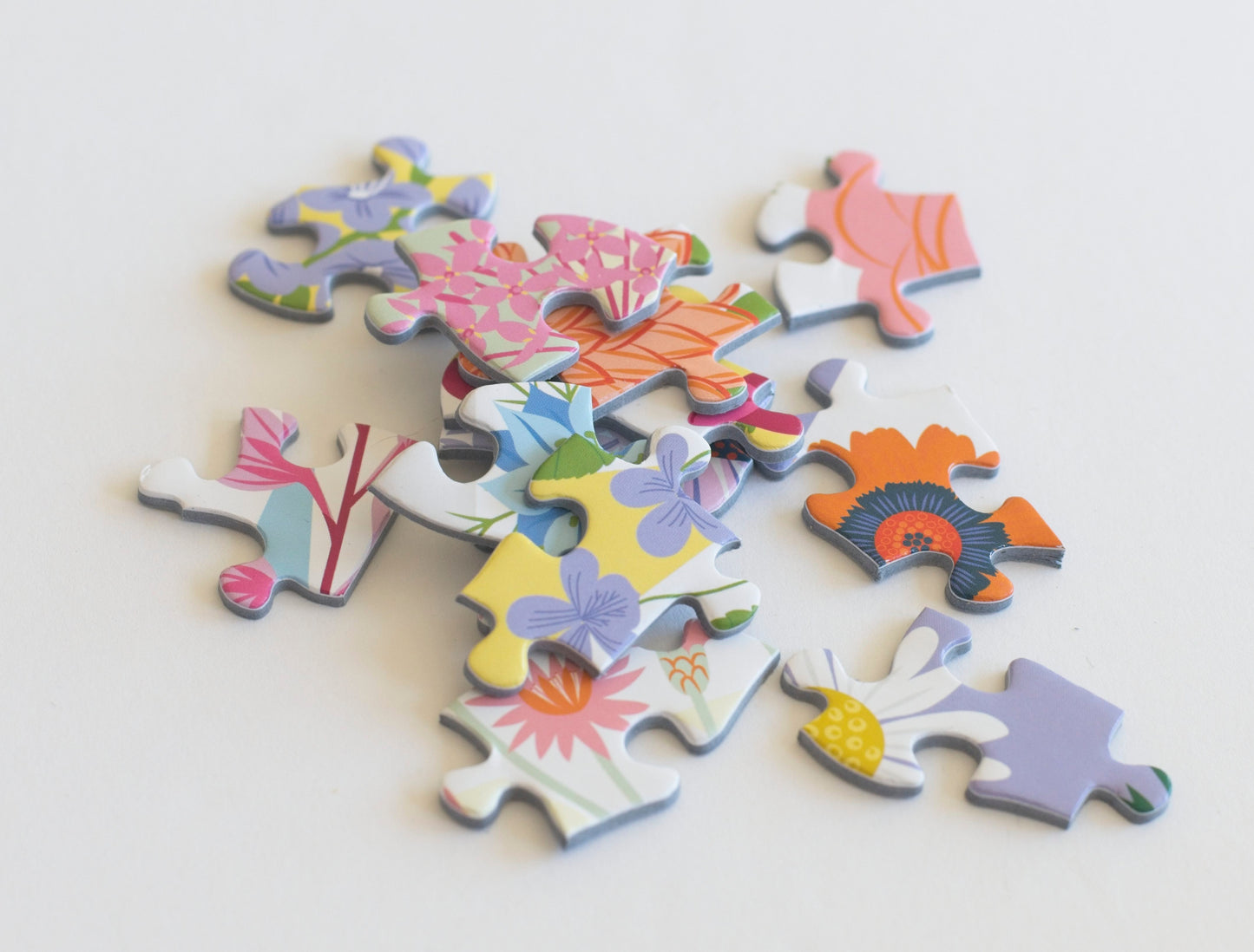 ABC Flowers Puzzle Artwork by Artist Lellobird (500 Pieces)
